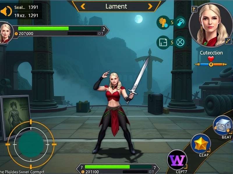 Pleiades Sword Combat Game Scene